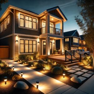 Outdoor lighting electrical services